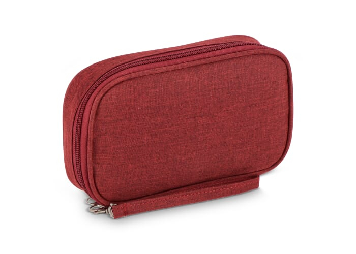 Pochette pour accessoires high-tech à personnaliser Kora Rouge foncé